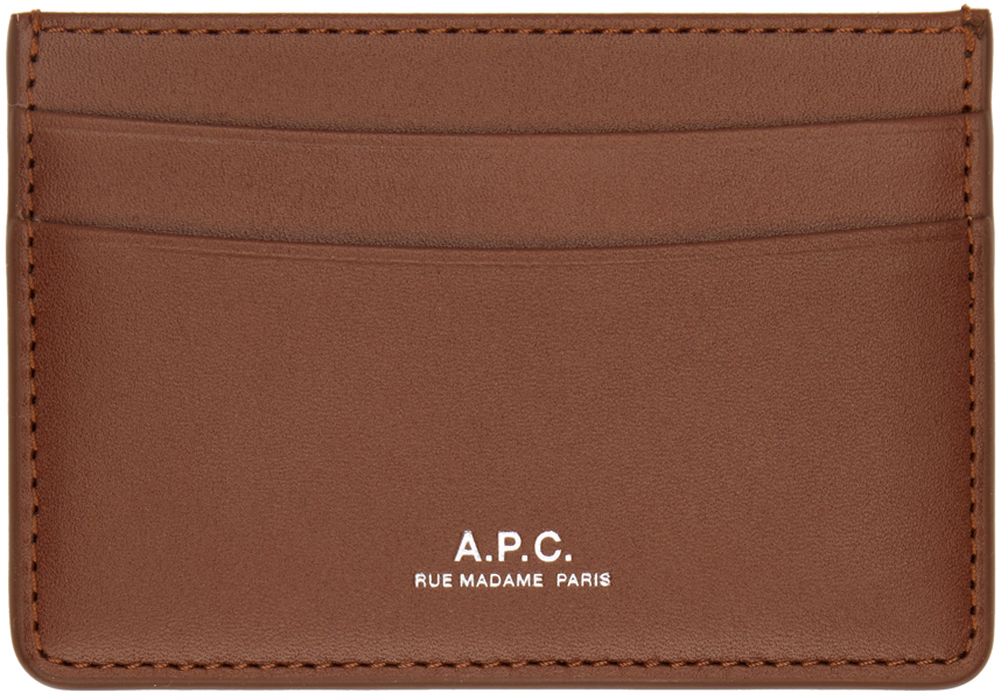 A.P.C. Navy Andre Card Holder