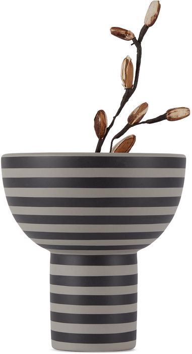 AYTM Black & Grey Varia Vase