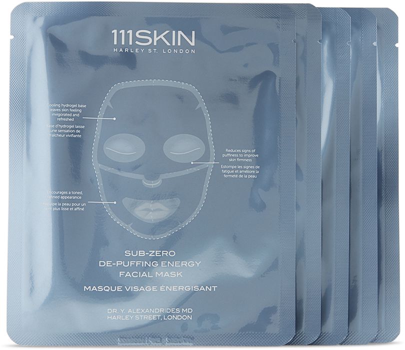 111 Skin Five-Pack Rose Gold Brightening Facial Treatment Masks, 30 mL