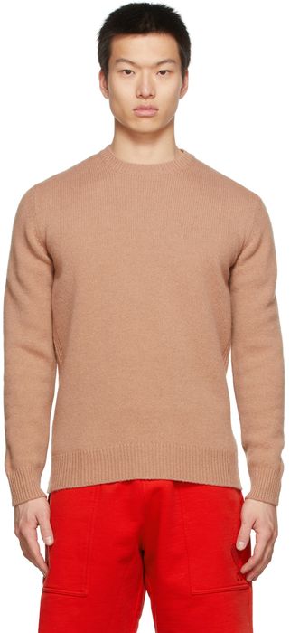 Harmony Beige Wulf Crewneck Sweater