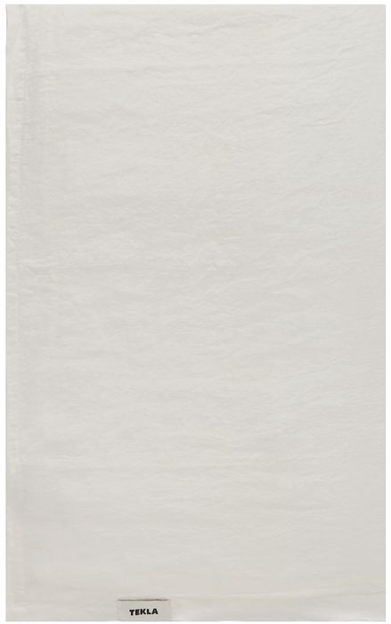 Tekla White Linen Flat Sheet