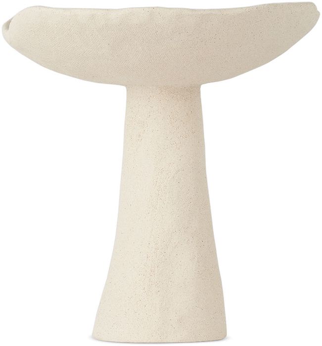 Carolina Levinton SSENSE Exclusive Beige Small Funghi Vase