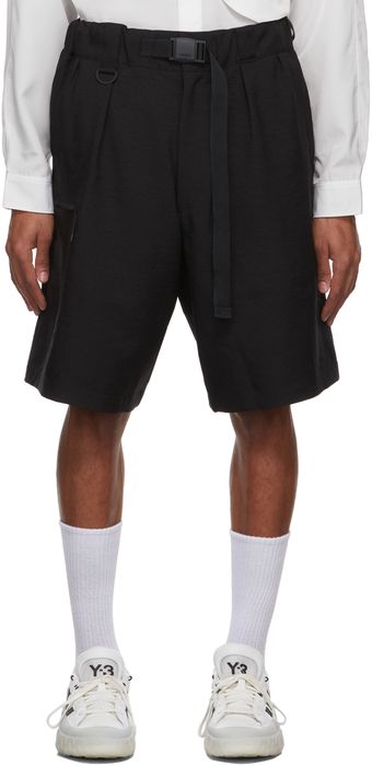 Y-3 Black Sport Uniform Shorts