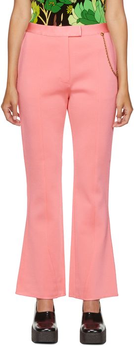 Givenchy Pink Chain Flared Trousers
