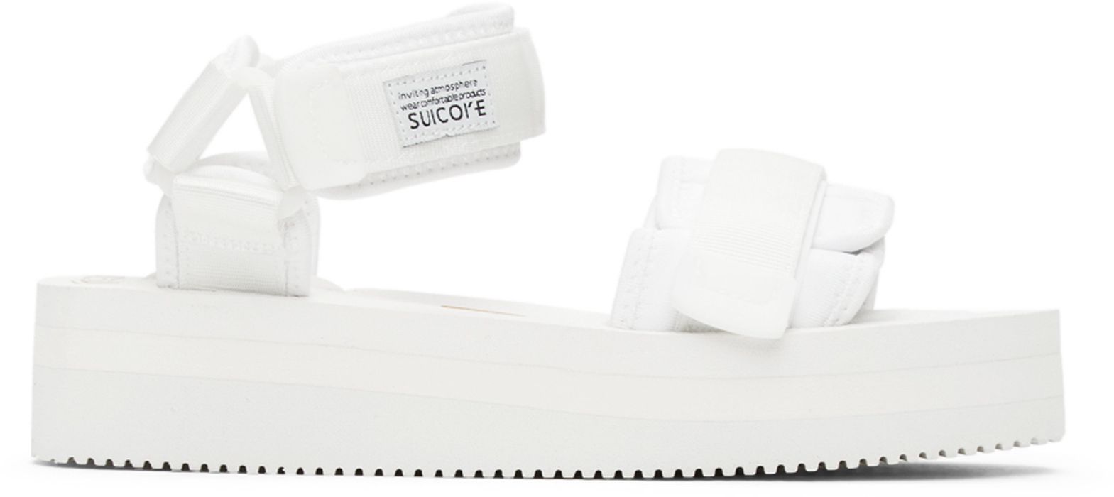 Suicoke White CEL-VPO Sandals