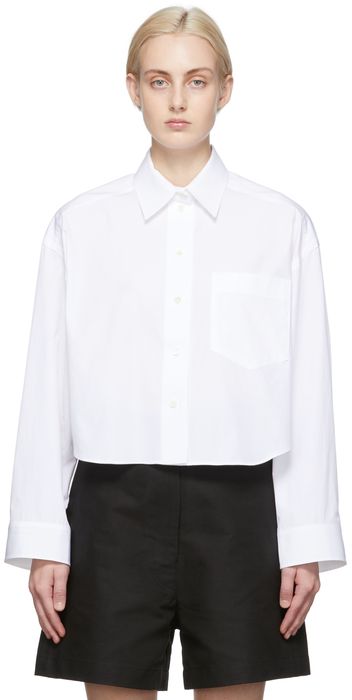 Arch The White Cropped Shirt