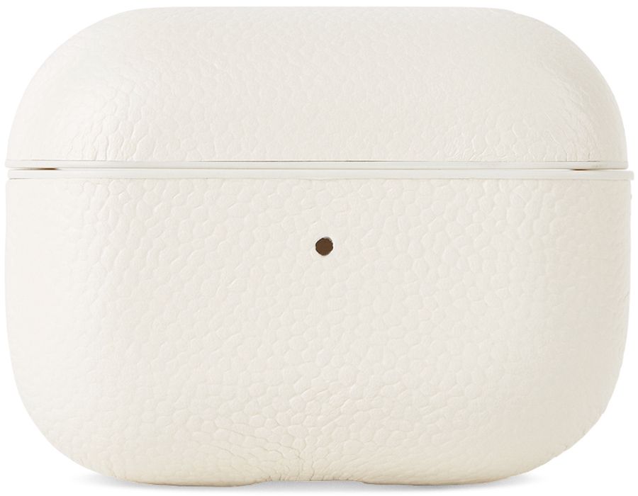 Courant Off-White Leather AirPods Pro Case