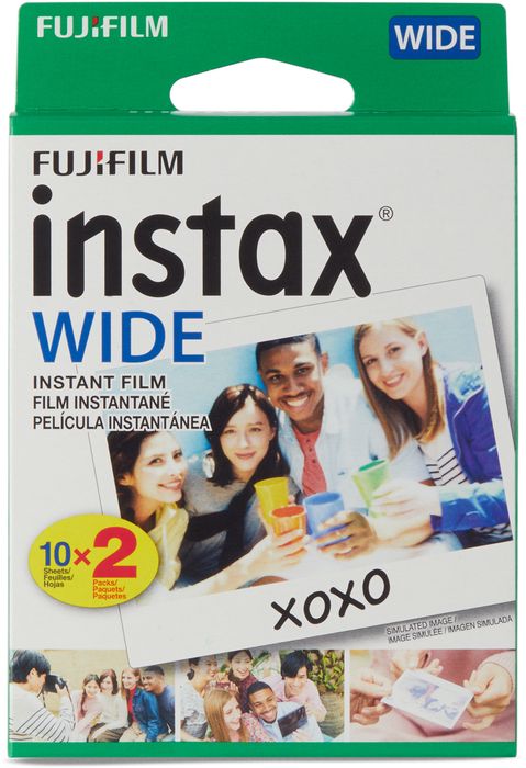 Fujifilm instax wide Instant Film, 20 Exposures