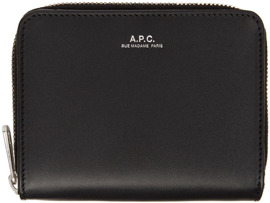 A.P.C. Black Emmanuelle Compact Wallet