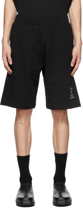 Givenchy Black MMW Crest Bermuda Shorts