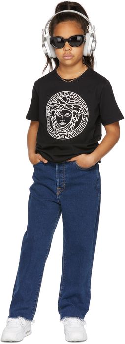 Versace Kids Black Medusa T-Shirt