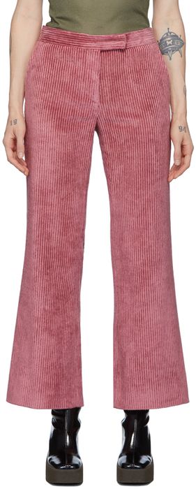 Marina Moscone Pink Corduroy Trousers