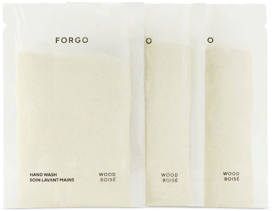 FORGO Wood Hand Wash Refill Set, 3 x 12 g