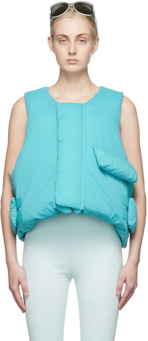 Entire Studios Blue Down Pillow Vest