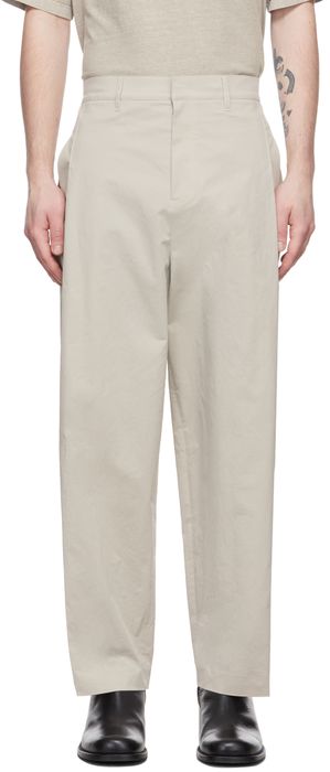 AMOMENTO Grey Garconne Trousers