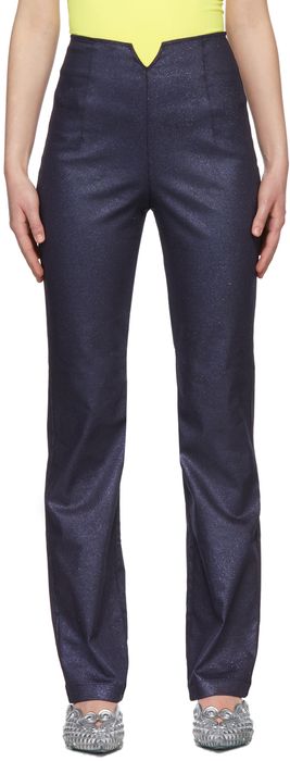 Maisie Wilen Indigo Shimmer Contra Jeans