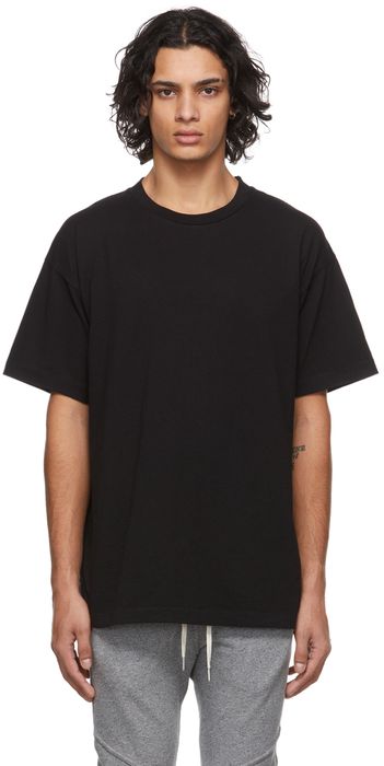 John Elliott Black University T-Shirt