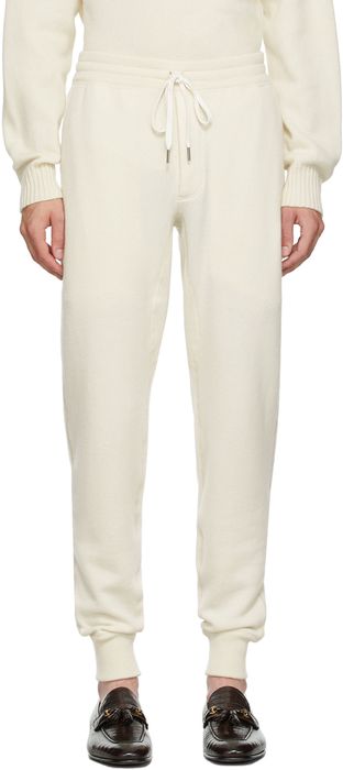 TOM FORD Off-White Knit Lounge Pants