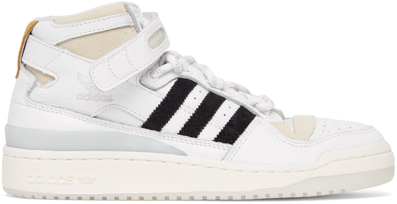 adidas x IVY PARK White & Beige Forum Mid Sneakers