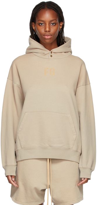 Fear of God Taupe 'FG' Hoodie