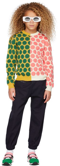 Marni Kids Multicolor Circle Sweater