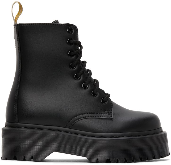 Dr. Martens Black Vegan Jadon II Mono Boots