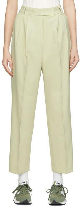 The Frankie Shop Green Bea Suit Trousers