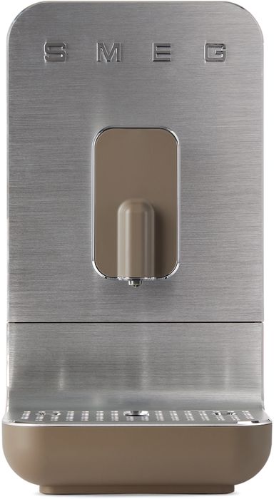 SMEG Taupe Retro-Style Bean-To-Cup Coffee Machine