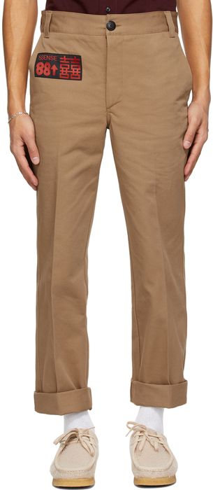 SSENSE WORKS SSENSE Exclusive 88rising Brown Workwear Trousers