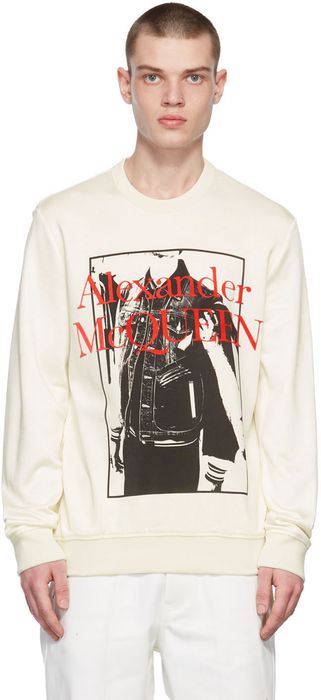 Alexander McQueen Off-White Atelier Print Sweatshirt