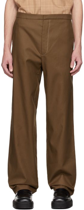 GAUCHERE SSENSE Exclusive Brown Viet Trousers