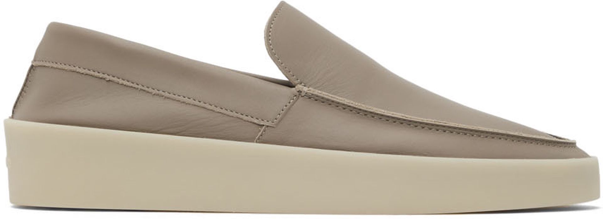 Fear of God Taupe Leather 'The Loafer' Loafers