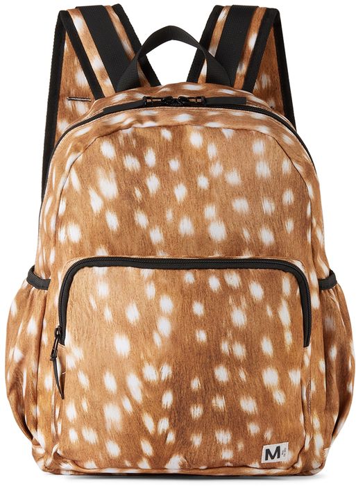 Molo Kids Beige & Off-White Baby Fawns Backpack