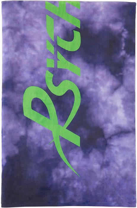 Psychworld SSENSE Exclusive Purple Logo Beach Towel