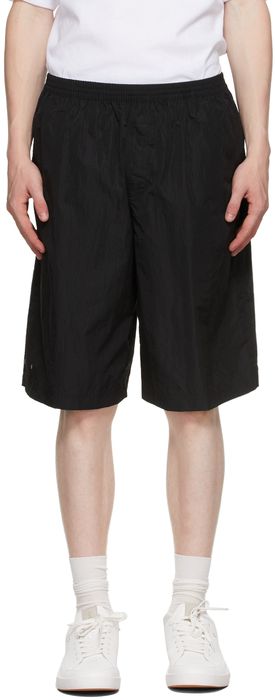 True Tribe Black Oversized Rough Steve Bermuda Shorts