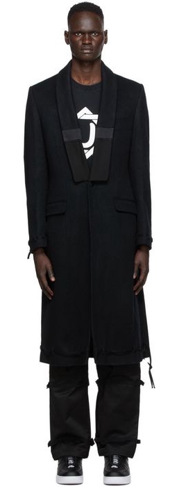 Undercover Black Wool Coat