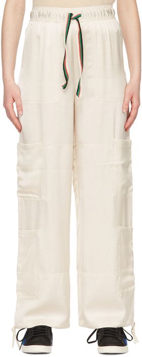 Wales Bonner Off-White Spirit Trousers