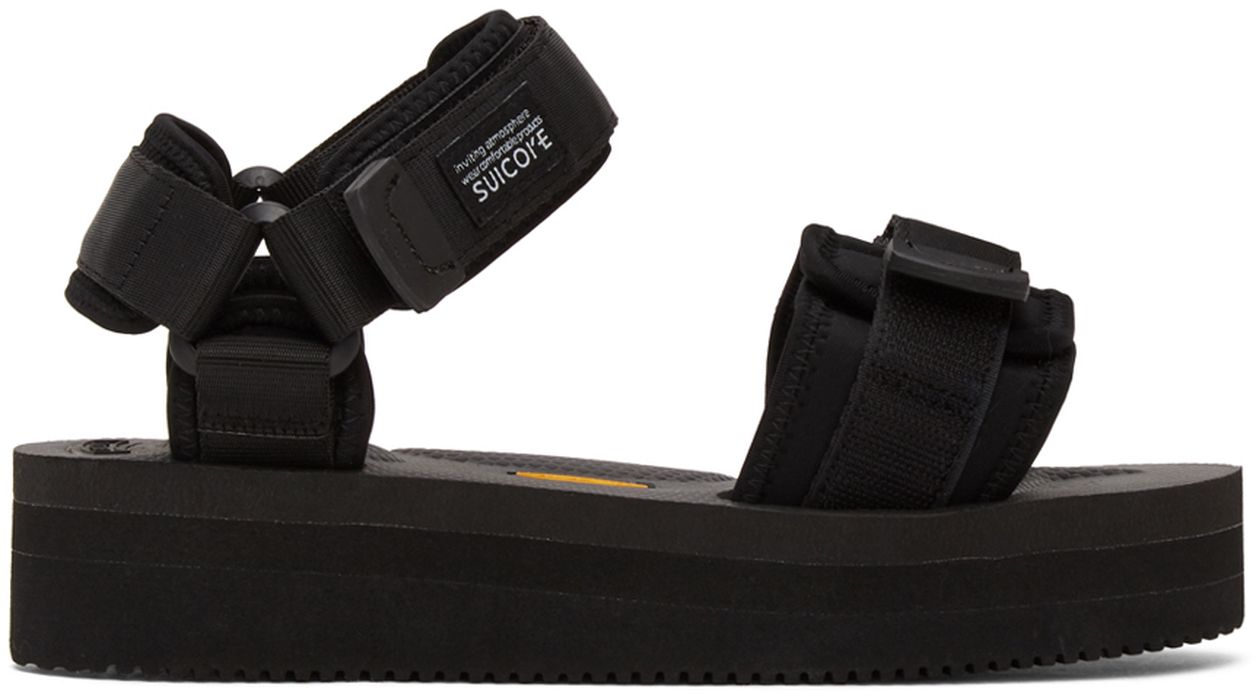 Suicoke Black CEL-VPO Sandals