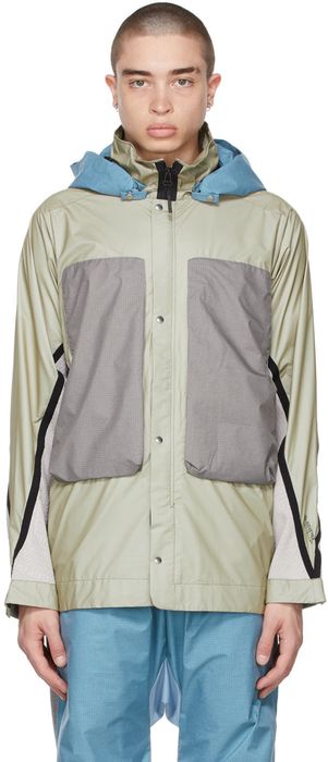 BYBORRE Beige & Grey Field Jacket