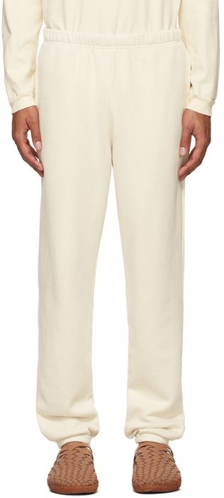 Les Tien Off-White Heavyweight Classic Lounge Pants