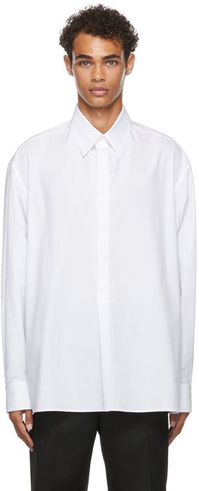 Valentino Cotton Layered Collar Shirt