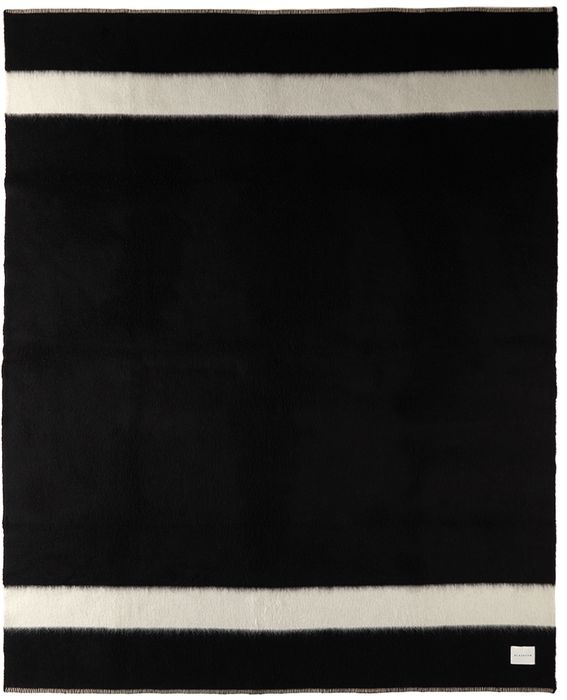 BLACKSAW Black Recycled 'The Siempre' Blanket