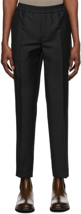 Harmony Black Wool Paolo Trousers