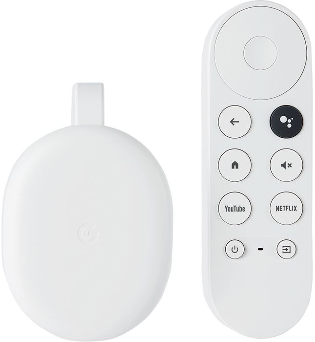Google White Chromecast & Google TV Set
