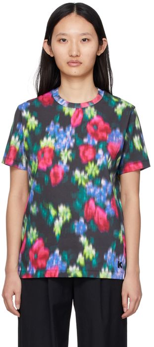 Kenzo Multicolor Print Loose T-Shirt