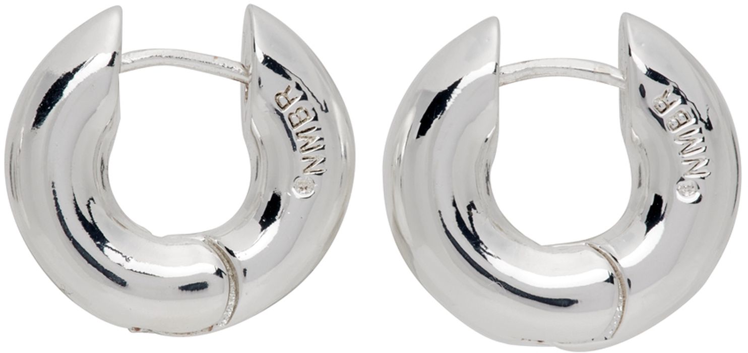 Numbering Silver #5206S Earrings
