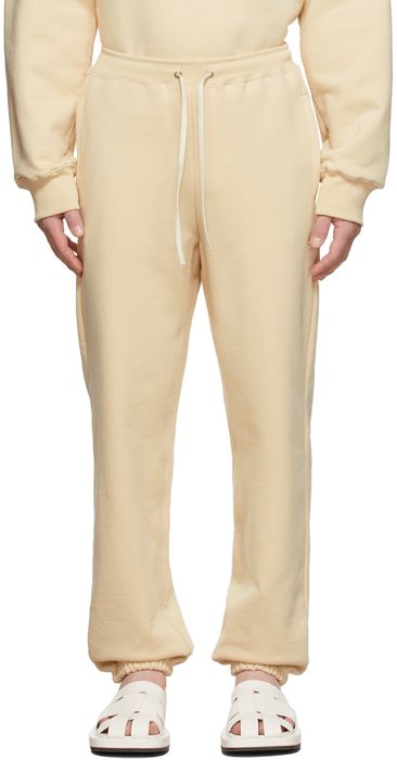 Recto SSENSE Exclusive Beige Logo Lounge Pants