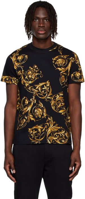 Versace Jeans Couture Black Garland T-Shirt