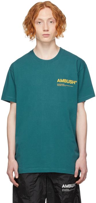 AMBUSH Blue Jersey 'Workshop' T-Shirt