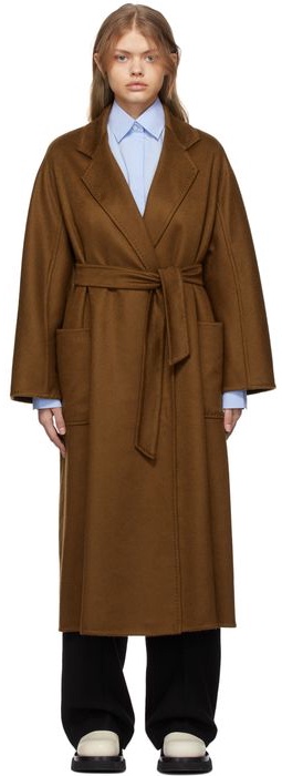 Max Mara Brown Cashmere Ludmilla Icon Coat